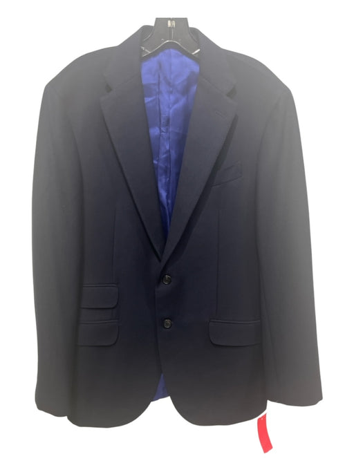 Sid Mashburn Navy Solid 2 Button Men's Blazer 52