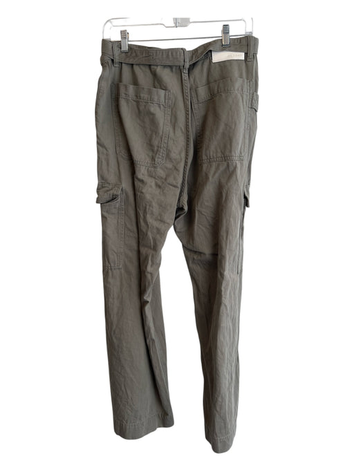 DL 1961 Size 31 Olive Green Cotton Blend High Rise zip fly Belted Wide Leg Jeans Olive Green / 31