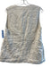 DL1961 Size L Cream Linen Sleeveless Button Front V Neck Vest Top Cream / L