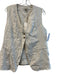 DL1961 Size L Cream Linen Sleeveless Button Front V Neck Vest Top Cream / L