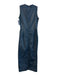 DL1961 Size S Dark Wash No Fabric Tag Denim Round Neck Sleeveless Side Zip Dress Dark Wash / S