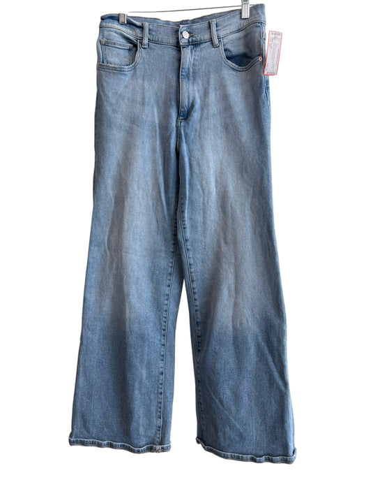 DL 1961 Size 29 Light Wash Cotton High Rise Zip Fly Wide Leg Jeans Light Wash / 29