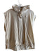 Stateside Size XL Ivory Modal Blend Hood Drawstring Cap Sleeve Top Ivory / XL