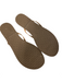 Tkees Shoe Size 7 Tan Leather Flip Flop Flat Open Shoes Tan / 7
