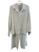 Splendid Size S/P Ivory Cotton Drawstring Button Down Sleeveless Pant Set Ivory / S/P