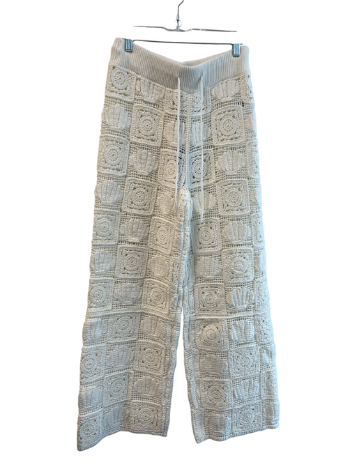Rails Size Small White No Fabric Tag Knit Stretch Waist Drawstring Pants White / Small