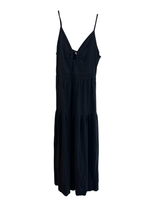 Splendid Size Small Black No Fabric Tag Adjustable Spaghetti Straps Maxi Dress Black / Small