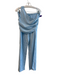 L Space Size Small Light blue & white No Fabric Tag Striped Crop Top Pants Set Light blue & white / Small