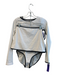 Solid & Striped Size S White & Black Polyamide & Spandex One Piece Swimsuit White & Black / S