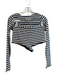 Solid & Striped Size S Black & White Polyamide & Spandex Scoop Neck Swimsuit Black & White / S
