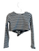 Solid & Striped Size S Black & White Polyamide & Spandex Scoop Neck Swimsuit Black & White / S