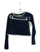 Solid & Striped Size S Navy & white Polyamide & Spandex Long Sleeve Coverup Navy & white / S