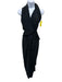 Rick Owens Size Est S Black Missing Fabric Tag Semi Sheer Wrap Blouson Dress Black / Est S