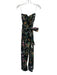 Cara Cara Size 2 Black, Green & Multi Print Cotton Blend Botanical Jumpsuit Black, Green & Multi Print / 2