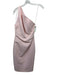 Nicholas Size 4 Light Pink Viscose Blend One Shoulder Gathered Pleating Dress Light Pink / 4