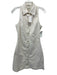 DL1961 Size XS Cream White Cotton Blend Denim Sleeveless Button Up Dress Cream White / XS
