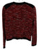 Milly Size P / XS Red, White, Black Wool Blend Gold Tone Buttons Tweed Cardigan Red, White, Black / P / XS