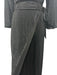 Maria Lucia Hohan Size 4 Black Silk Blend Fully Sequined Long Puff Sleeve Gown Black / 4