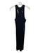 Acne Studios Size S Black Viscose Blend Ribbed Sleeveless Dress Black / S