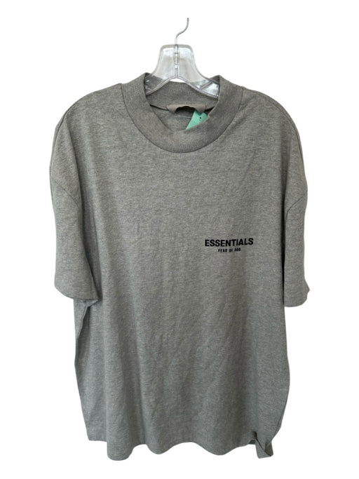 Essentials NWT Size M Gray Cotton Heathered Men's T-Shirt M