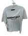 Essentials NWT Size XS Light Gray & Black Cotton Heathered Logo Men's T-Shirt Light Gray & Black / XS