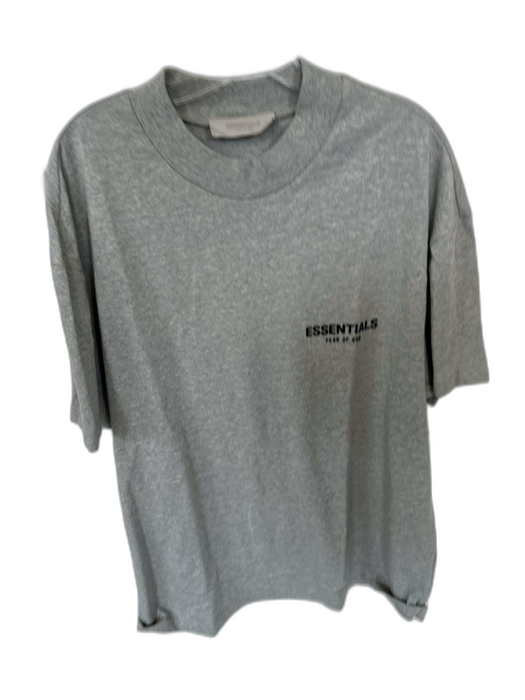 Essentials NWT Size XL Dark Gray & Black Cotton Heathered Logo Men's T-Shirt Dark Gray & Black / XL