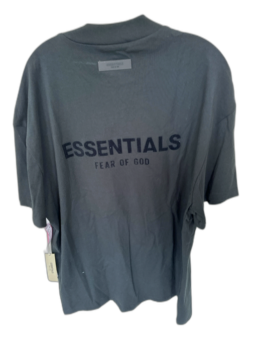 Essentials NWT Size XL Black Cotton Heathered Logo Men's T-Shirt Black / XL