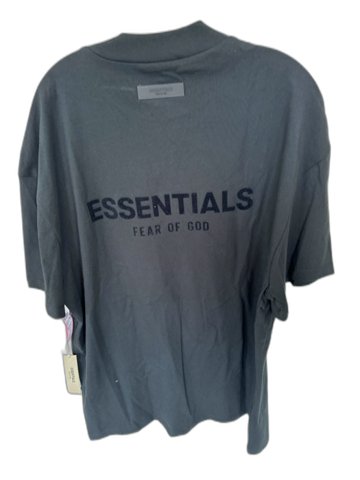 Essentials NWT Size XL Black Cotton Heathered Logo Men's T-Shirt Black / XL