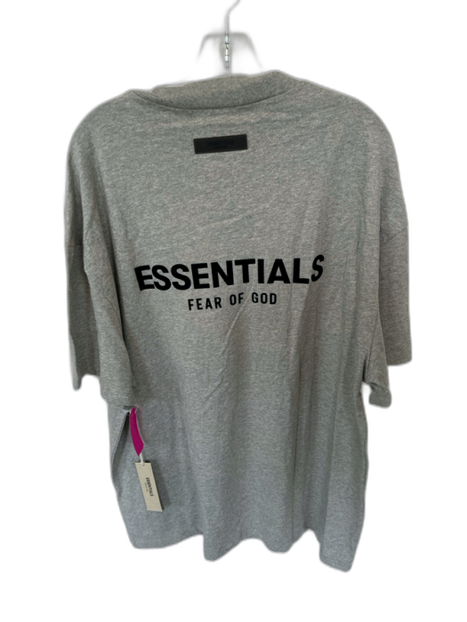 Essentials NWT Size XL Dark Gray & Black Cotton Heathered Logo Men's T-Shirt Dark Gray & Black / XL
