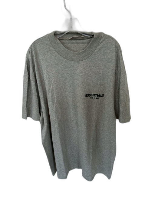 Essentials NWT Size XL Dark Gray & Black Cotton Heathered Logo Men's T-Shirt Dark Gray & Black / XL