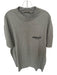 Essentials NWT Size L Dark Gray Cotton logo Heathered Men's T-Shirt Dark Gray / L