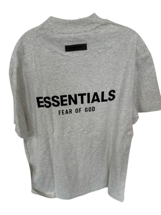 Essentials NWT Size XS Light Gray Cotton logo Heathered Men's T-Shirt Light Gray / XS