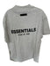 Essentials NWT Size XS Light Gray Cotton logo Heathered Men's T-Shirt Light Gray / XS