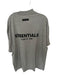 Essentials NWT Size XL Dark Gray Cotton logo Heathered Men's T-Shirt Dark Gray / XL