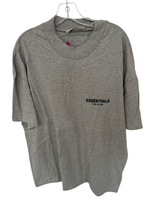 Essentials NWT Size XL Dark Gray Cotton logo Heathered Men's T-Shirt Dark Gray / XL