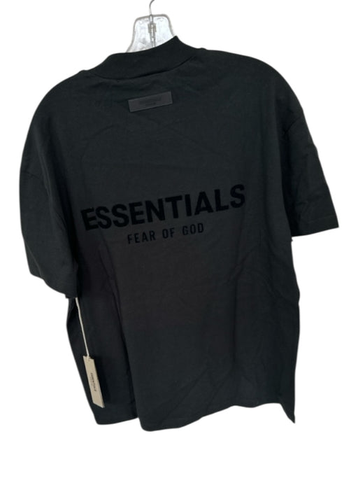 Essentials NWT Size XS Black Cotton logo Heathered Men's T-Shirt Black / XS