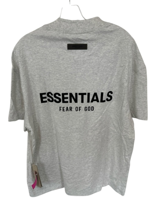 Essentials NWT Size S Light Gray Cotton logo Heathered Men's T-Shirt Light Gray / S