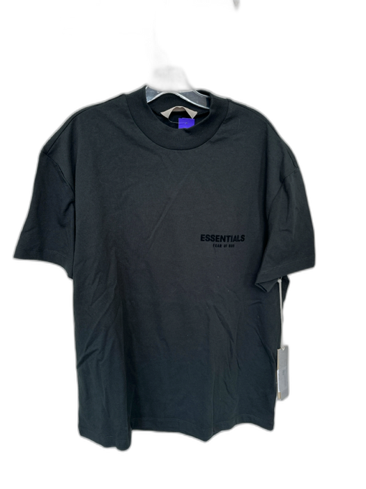 Essentials NWT Size XS Black Cotton logo Men's T-Shirt Black / XS