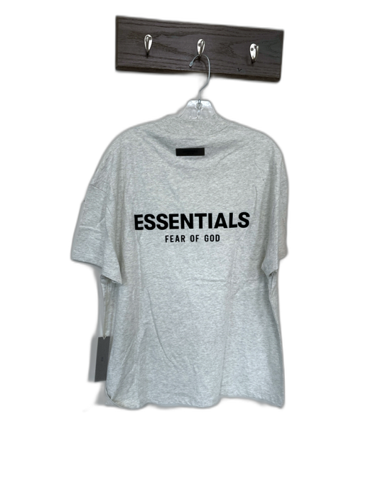 Essentials NWT Size XL Light Gray & Black Cotton logo Heathered Men's T-Shirt Light Gray & Black / XL