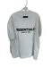 Essentials NWT Size S Light Gray & Black Cotton logo Heathered Men's T-Shirt Light Gray & Black / S