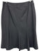Akris Size 6 Dark Gray Wool Back Zip A Line Knee length Skirt Dark Gray / 6