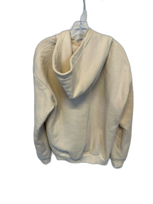 Comfrt Size M Cream Cotton Blend Kangaroo Pocket Athletic Hoodie Cream / M