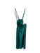 Hello Molly Size S Forest Green Polyester Spaghetti Strap Open Back Gown Forest Green / S