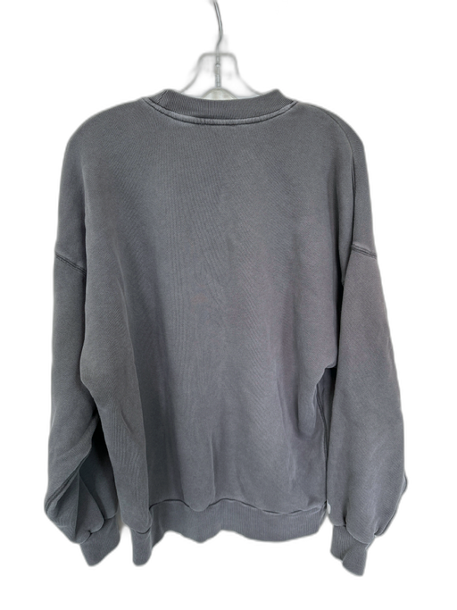 Elwood Size M Gray Cotton Graphic Crew Neck Athletic Sweatshirt Gray / M
