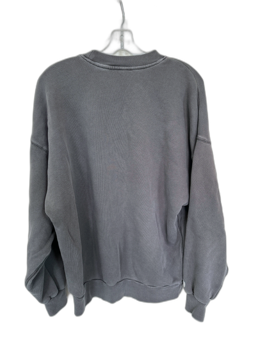 Elwood Size M Gray Cotton Graphic Crew Neck Athletic Sweatshirt Gray / M