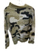 By Anthropologie Size S Green & Gray Acrylic Long Sleeve Camo Half Zip Sweater Green & Gray / S