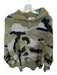 By Anthropologie Size S Green & Gray Acrylic Long Sleeve Camo Half Zip Sweater Green & Gray / S