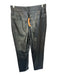 Madewell Size 26 Black Vegan Leather High Waist Wide Leg Cropped Pants Black / 26