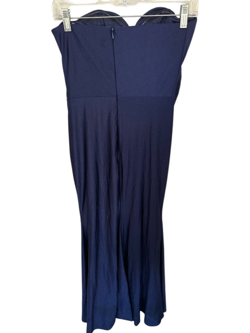 Cinderella Size 6 Navy Polyester Halter Neck Padding Gown Navy / 6