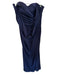 Cinderella Size 6 Navy Polyester Halter Neck Padding Gown Navy / 6